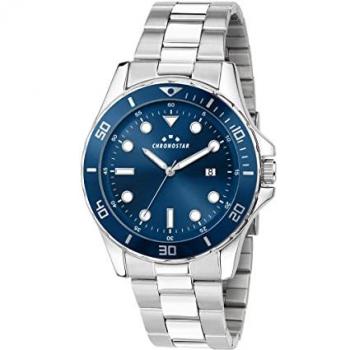 Reloj Hombre Chronostar Captain Acero Inoxidable Plateado 43 mm - R3753291003
