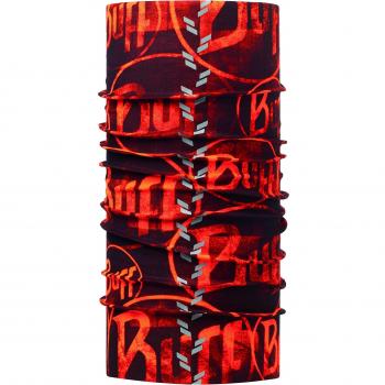 original buff reflective buff® r-multi logo orange fluorescente - reflective buff para unisex, color multicolor,  adulto