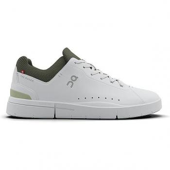 ON The Roger Advantage Men's Lifestyle Sneakers - White/Olive - Size 46
