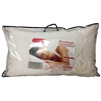 Almohada Viscoelástica de Aloe Vera con Copos - 150 cm - Fabricada en España