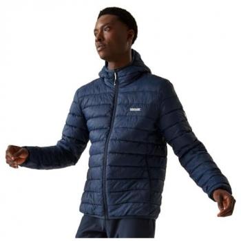Regatta Men's Water-repellent Hooded Marizion Baffled Jacket Navy Olympian Blue