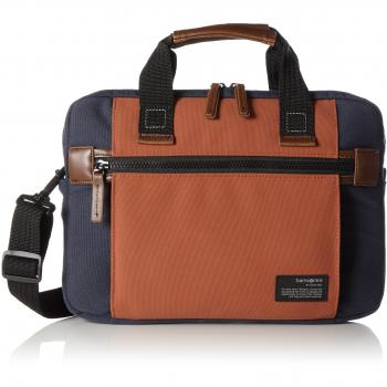 Samsonite Sideways Laptop Sleeve 13.3 Bolso Bandolera, 6.2 Litros, Color Azul/Naranja