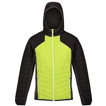 Regatta Men's XXL Bright Kiwi/Black Water-Repellent Softshell Hooded Jacket