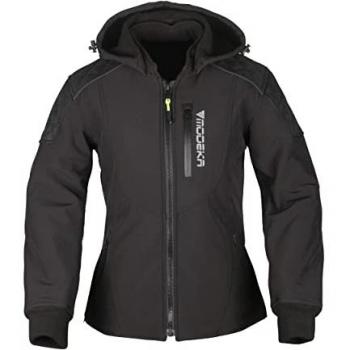 Modeka Clarke Chaqueta textil para motocicletas de señoras - Negro (36)