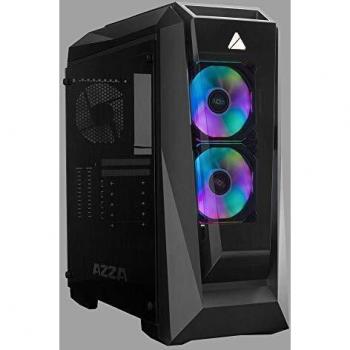 Azza Chroma 410B Midi ATX Tower Negro - Caja de Ordenador