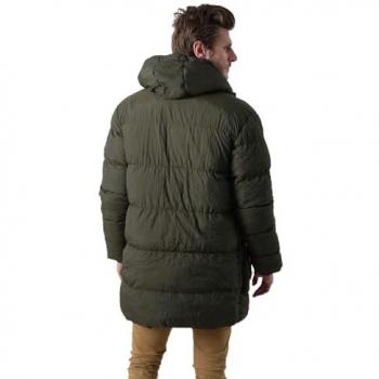 Deeluxe Starling Men's Hooded Padded Down Parka - Dark Khaki XXL