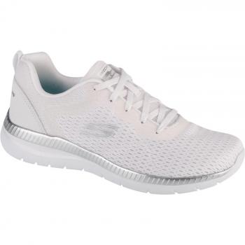Zapatillas Skechers Bountiful Quick Pa Mujer Blanco Plata