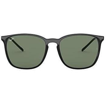 Ray-Ban RB4387F Asian Fit 901/71 Unisex Square Black Sunglasses