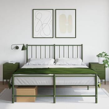 Mesitas de noche vidaXL 2 unidades acero 36x39x50,5 cm Negro, Rosa, Antracita - Mesita habitación dormitorio para Salón, Estudio, Mesa Auxiliar