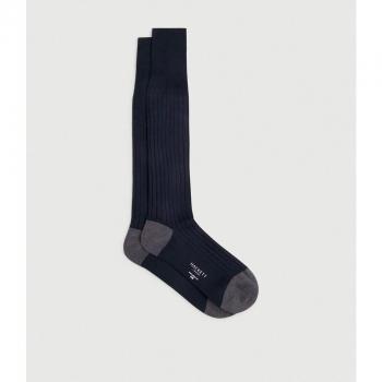 Calcetines largos de hombre en algodón mercerizado