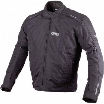 GMS Chaqueta de Moto Sport Blouson Pace Negra - Chaqueta textil para motocicleta, color negro, talla S