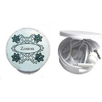 Auriculares in-ear en una caja personalizada con Zorion