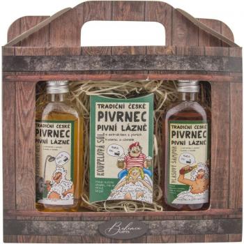 Bohemia Beer Bath Gift Set - Shower Gel, Bath Salt & Shampoo for Men