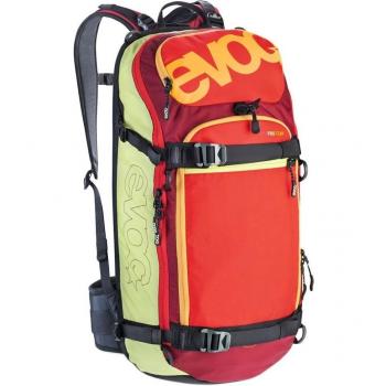 EVOC Protektor Rucksack Fr Pro Team - Pack de esquí de descenso libre, color rojo, talla 56 x 27 x 14 cm