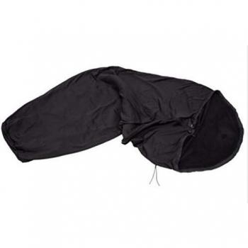 Saco de Dormir Carinthia Grizzly Talla M - Negro con Forro Microfleece y Cierre Lateral