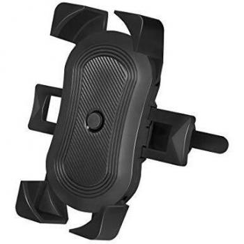 Soporte para Smartphone de Bicicleta con Doble Cierre, Compatible con Dispositivos de 60-90 mm, Color Negro