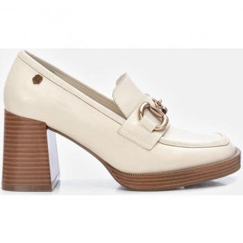Mocasines Carmela 161235 para Mujer de Piel Color Hielo