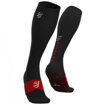 Calcetines Compressport Full Recovery Negro 4L - Calcetines de compresión para recuperación, color negro, talla 4L