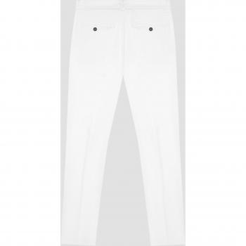 Bryan White Slim-Fit Gabardine Stretch Trousers with Pockets - Size XL