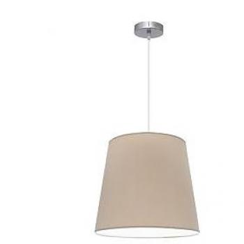 Lámpara Colgante Maldivas 1xE27 Regulable Cromo/Piedra D40 cm