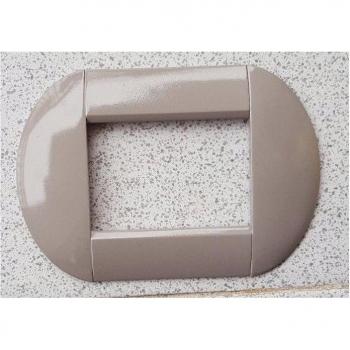 Placa Compatible Living International Bticino Tortora 3 Foros