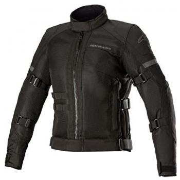 Chaqueta textil para motocicletas Alpinestars Stella Crosshill WP Air Mujer impermeable color negro tamaño mediano