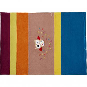PMP 3 en 1-Funda de edredón y de colcha y funda de Gaston Mi-temporada de búhos, multicolor