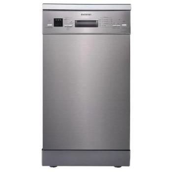 Lavavajillas Inoxidable Infiniton DIW-4513XD3, 45 cm, 10 Servicios, 7 Programas, Clase D, Inicio Programado, Tercera Bandeja Auxiliar