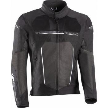 Ixon Chaqueta textil para motocicleta T-Rex Negro-Blanco-Gris 2XL
