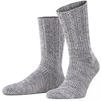 Falke Brooklyn Heavyweight Organic Cotton Men's Socks - Grey 8.5-11