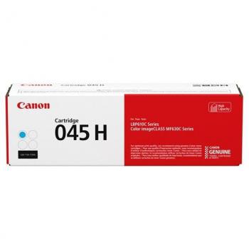 Canon 045H High Yield Cyan Toner Cartridge - 2200 Pages