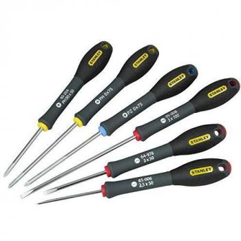 Stanley Juego 6 destornilladores de precisión FatMax 0-65-492, Set de 6 Piezas