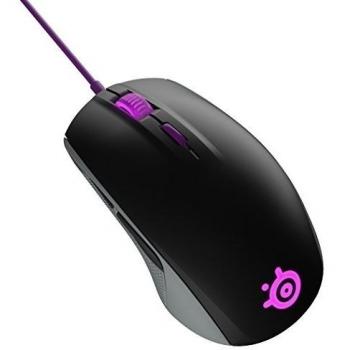 SteelSeries Rival 100, Ratón óptico de juego, Sakura Purple