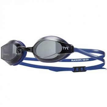 Gafas de natación TYR Black Ops 140 Ev con lentes transparentes negros