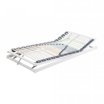 Hukla Dura V-Zon de 5 Zonas Sistema Marco con Cabeza y Base Regulable para Personas de hasta 200 kg, 100 x 220 cm
