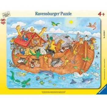 Puzzle Infantil Ravensburger - La Gran Arca de Noé - Puzzle Marco de 48 Piezas, A partir de 4 Años