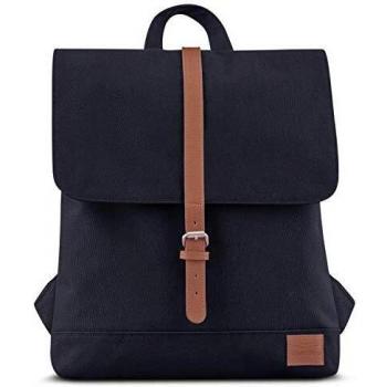 Mochila Mia Negra-Marrón para Mujer - Con Compartimento para Laptop - 7L - Fabricada con PET Reciclado - Resistente al Agua