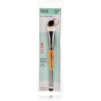 QVS Brocha Doble Corrector Y Maquillaje - 1 Brocha