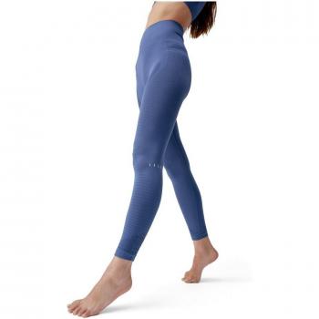 Leggings de mujer Hatha Born Living Yoga - Malla larga azul - Talla L
