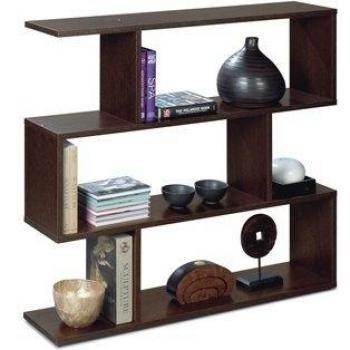 Links - Estantería librería baja, 97 x 110 x 25 cm, color Wenge