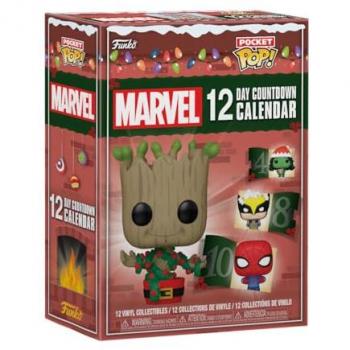 Calendario de Adviento Marvel 12 Días con Figuras Funko Pop