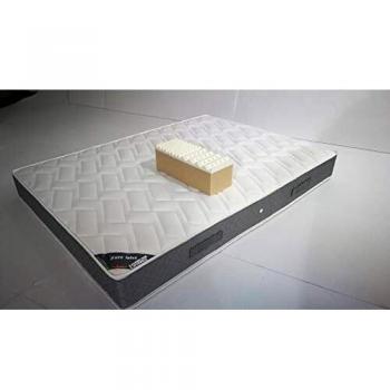Colchón de Látex y Mousse 160x200 cm - Firmeza Alta - 7 Zonas de Confort - Soporte Muy Firme - 21,5 cm de Altura