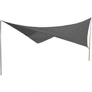 Explorer Sonnensegel - Toldo para acampada, color gris, talla 3 x 3 m