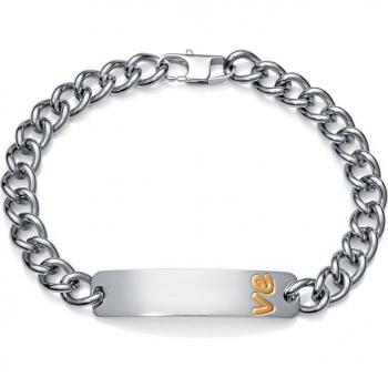 Pulsera Viceroy Magnum de acero con placa