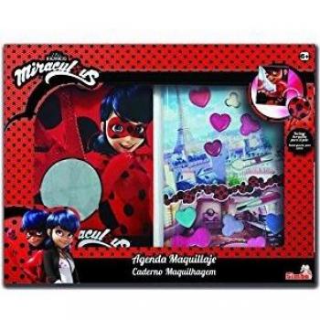 Simba-9413097 Prodigiosa Ladybug por un Lado Maquillaje por Otro Agenda