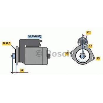 Motor de Arranque Bosch 986023430 - Tipo: Motor de arranque; Marca: Bosch; Número de pieza: 0 986 023 430