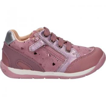 Zapatos de Niña GEOX B020AC 007NF B EACH GIRL C8006 DK PINK - Características: diseño moderno, color rosa oscuro, material transpirable, suela antideslizante, cierre con velcro para