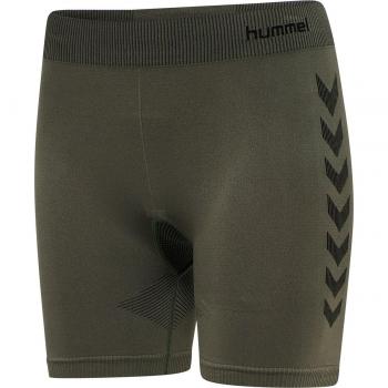 Hummel Mallas Cortas First Seamless Training - Pantalones cortos de entrenamiento para mujer, diseño sin costuras, compresión, ideales para actividades deportivas
