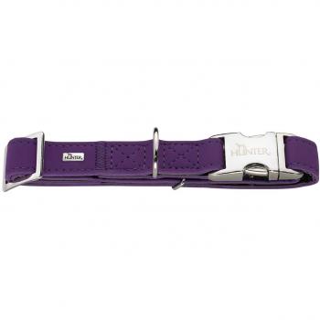 HUNTER Collar de Aluminio Resistente y Cuero sin Flor