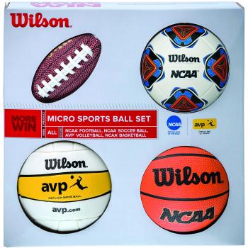 Wilson Micro Sports Set de Mini Pelotas, Unisex, Multicolor, Talla Única